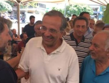 Σαμαράς: Γύρισα τα μαγαζιά να βεβαιωθώ ότι όλοι βγήκαν από τα μνημόνια (βίντεο)